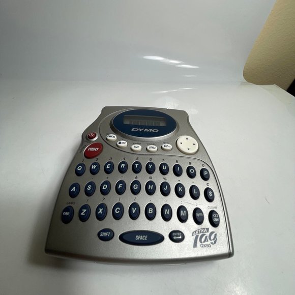 Dymo QX50 Electronic Handheld Letra Label Maker Keyboard Tag Printer Machine - Picture 4 of 11